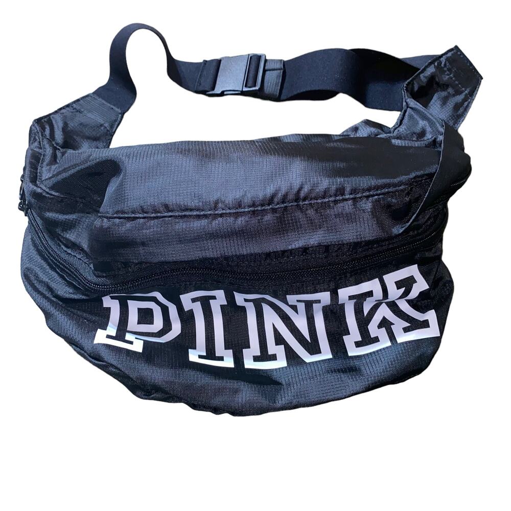 Victoria's Secret PINK Convertible Backpack/Fanny Pack Black/White